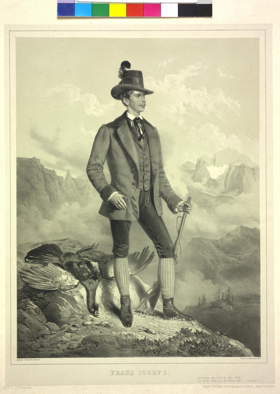 Kaiser von Österreich Franz Joseph I. von Eduard Kaiser