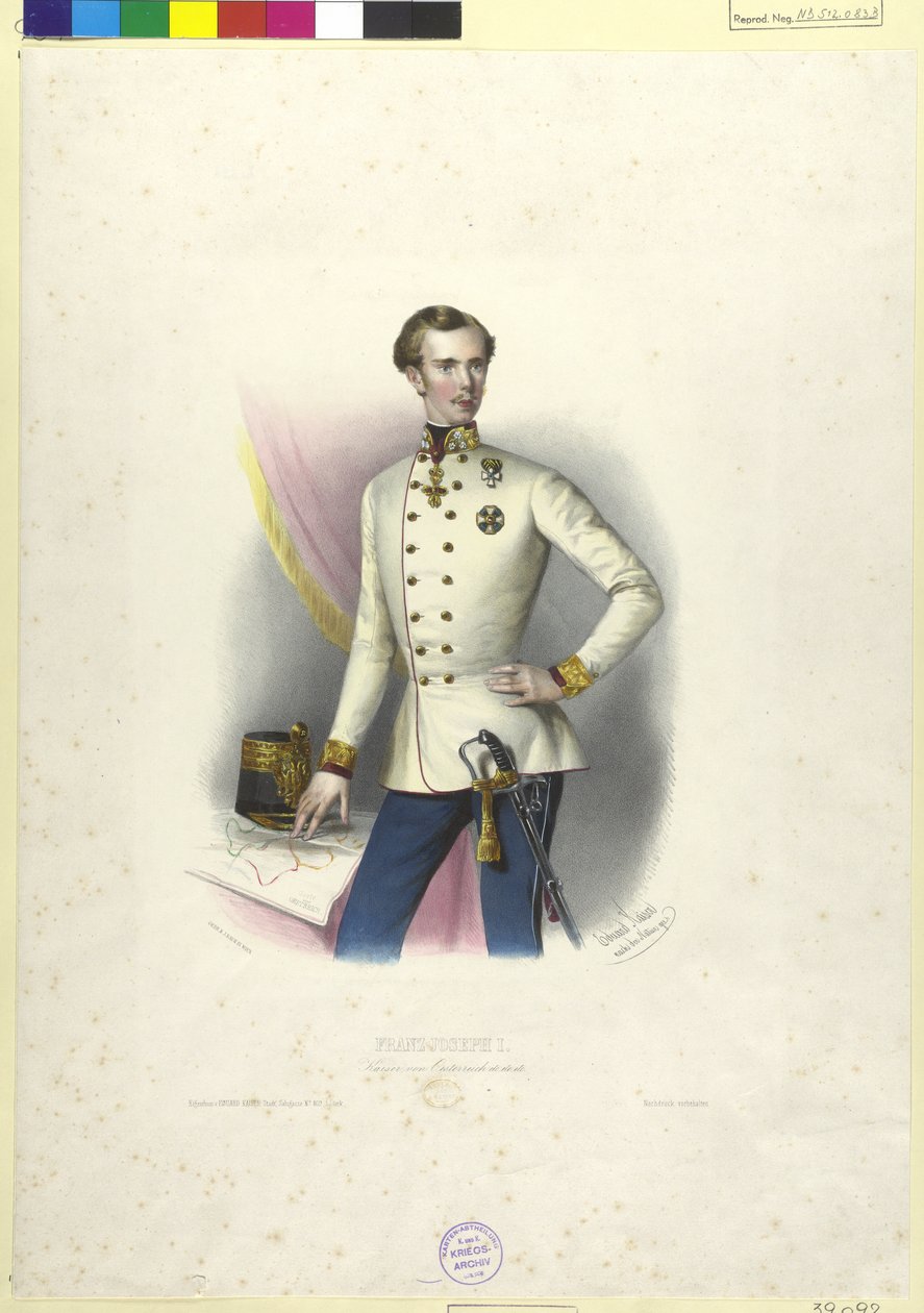 Kaiser von Österreich Franz Joseph I. von Eduard Kaiser