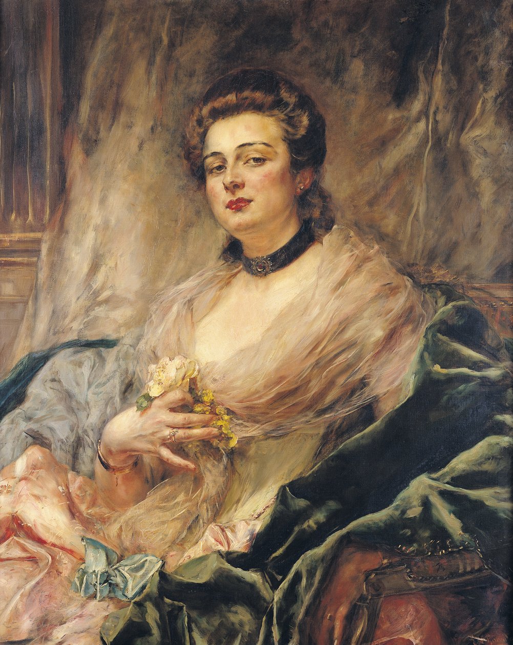 Porträt der Frau des Künstlers von Eduardo Leon Garrido