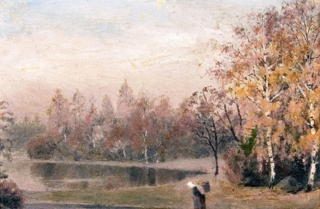 Herbst im Wald von Edvard Munch