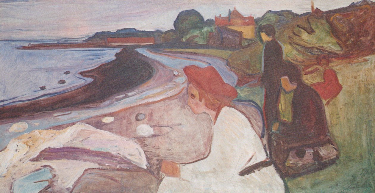 Jugend am Meer von Edvard Munch