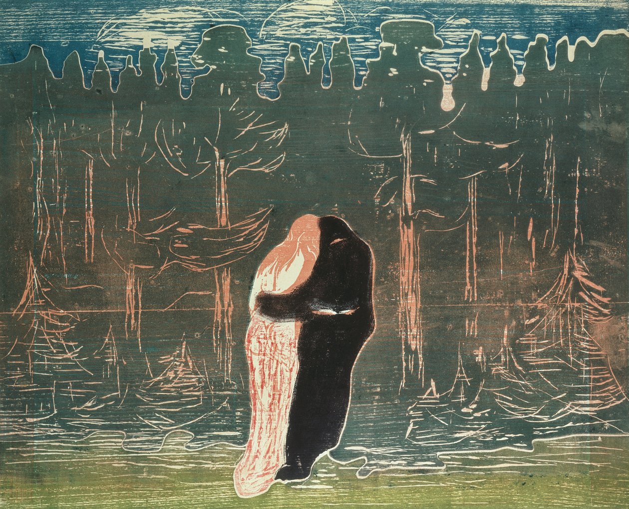 Liebende von Edvard Munch