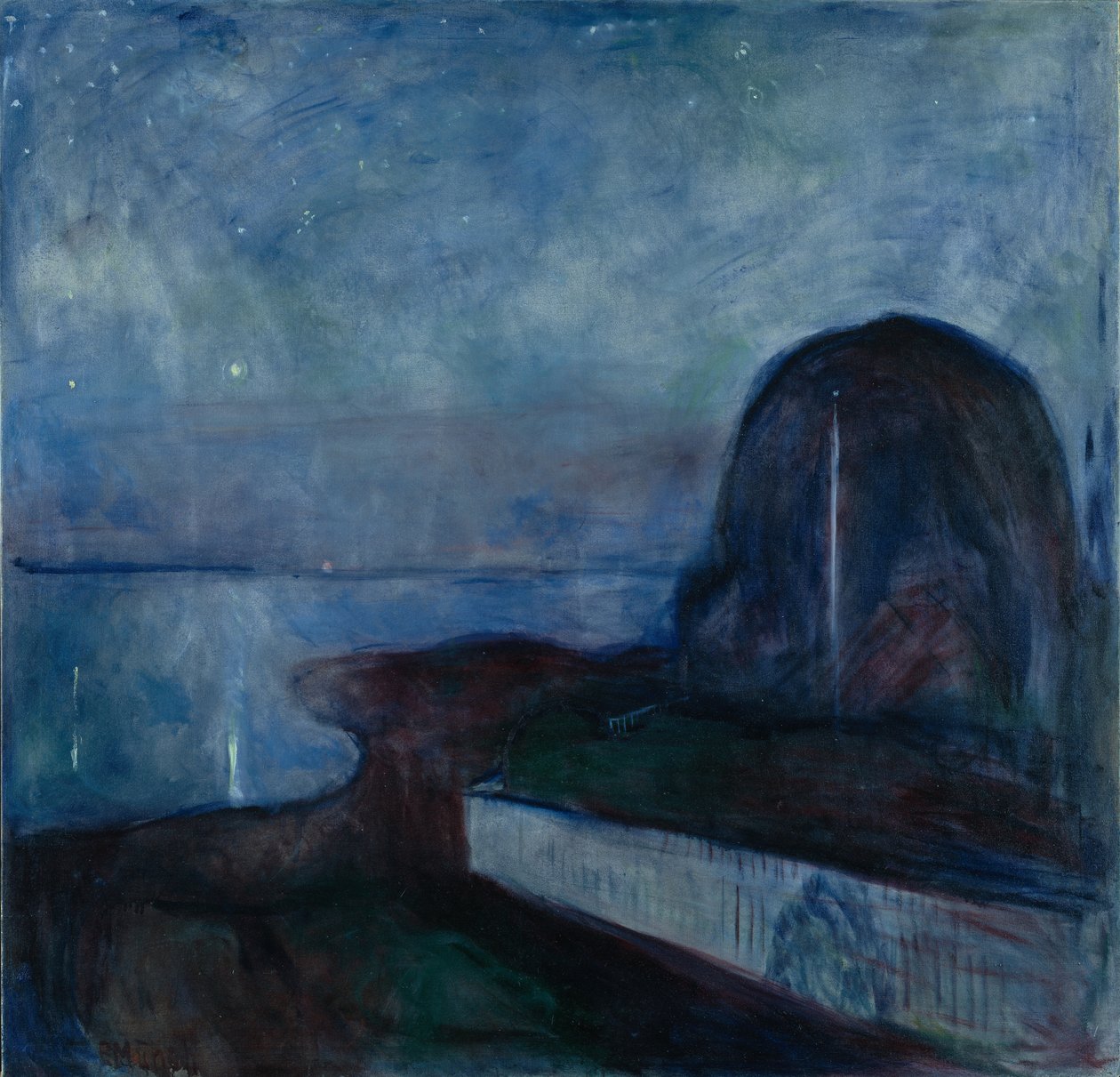 Sternennacht von Edvard Munch