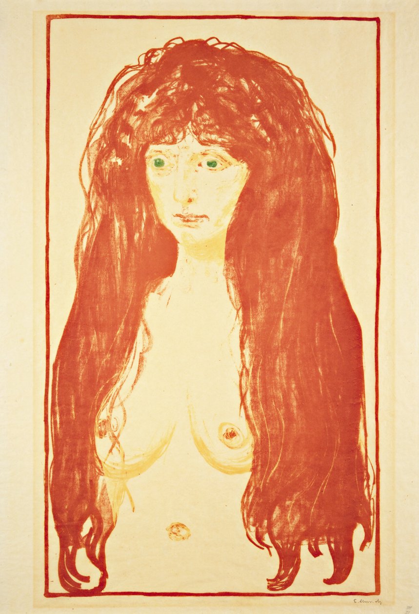 Die Sünde (Akt) von Edvard Munch