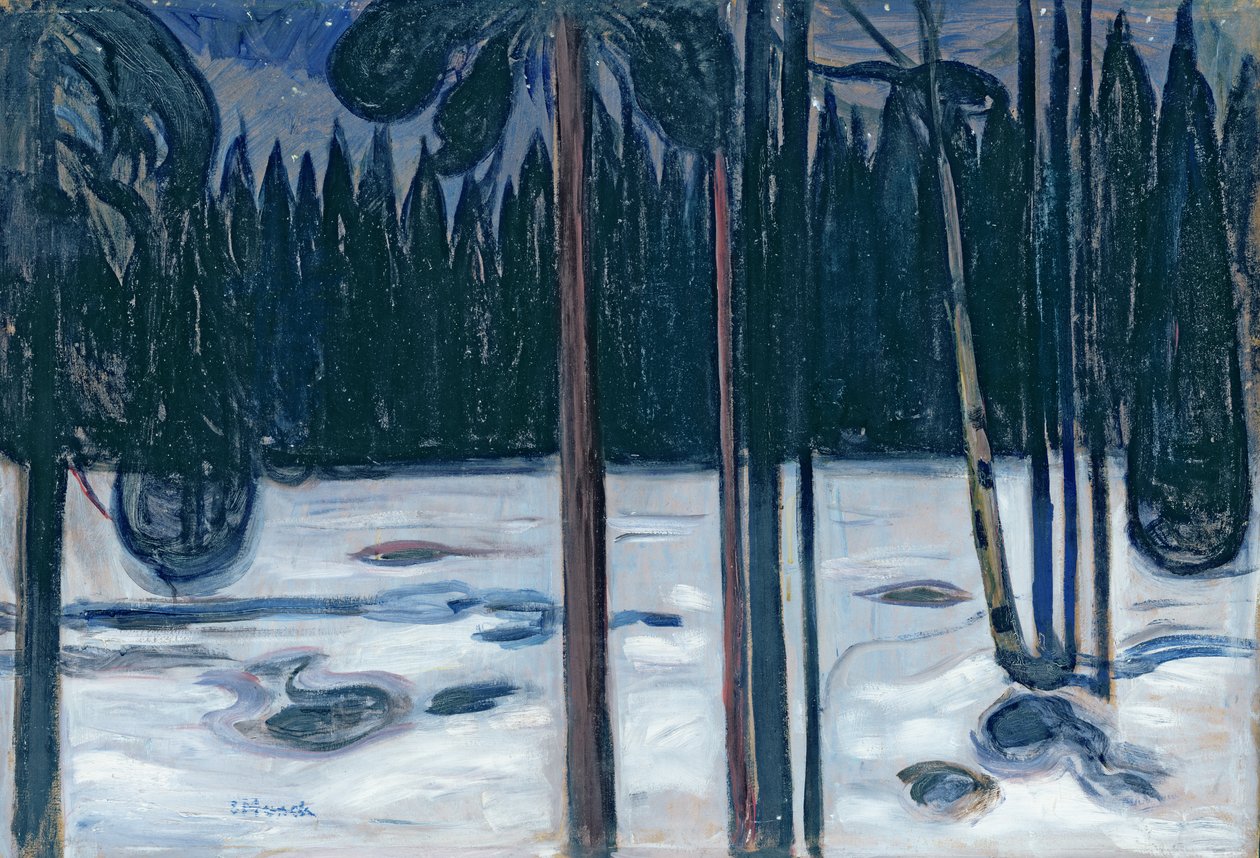 Winterlandschaft von Edvard Munch