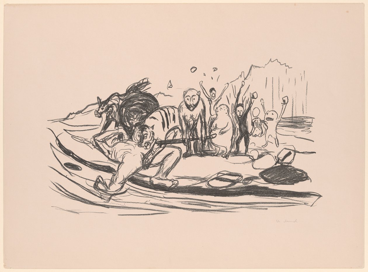 Alphas Tod von Edvard Munch