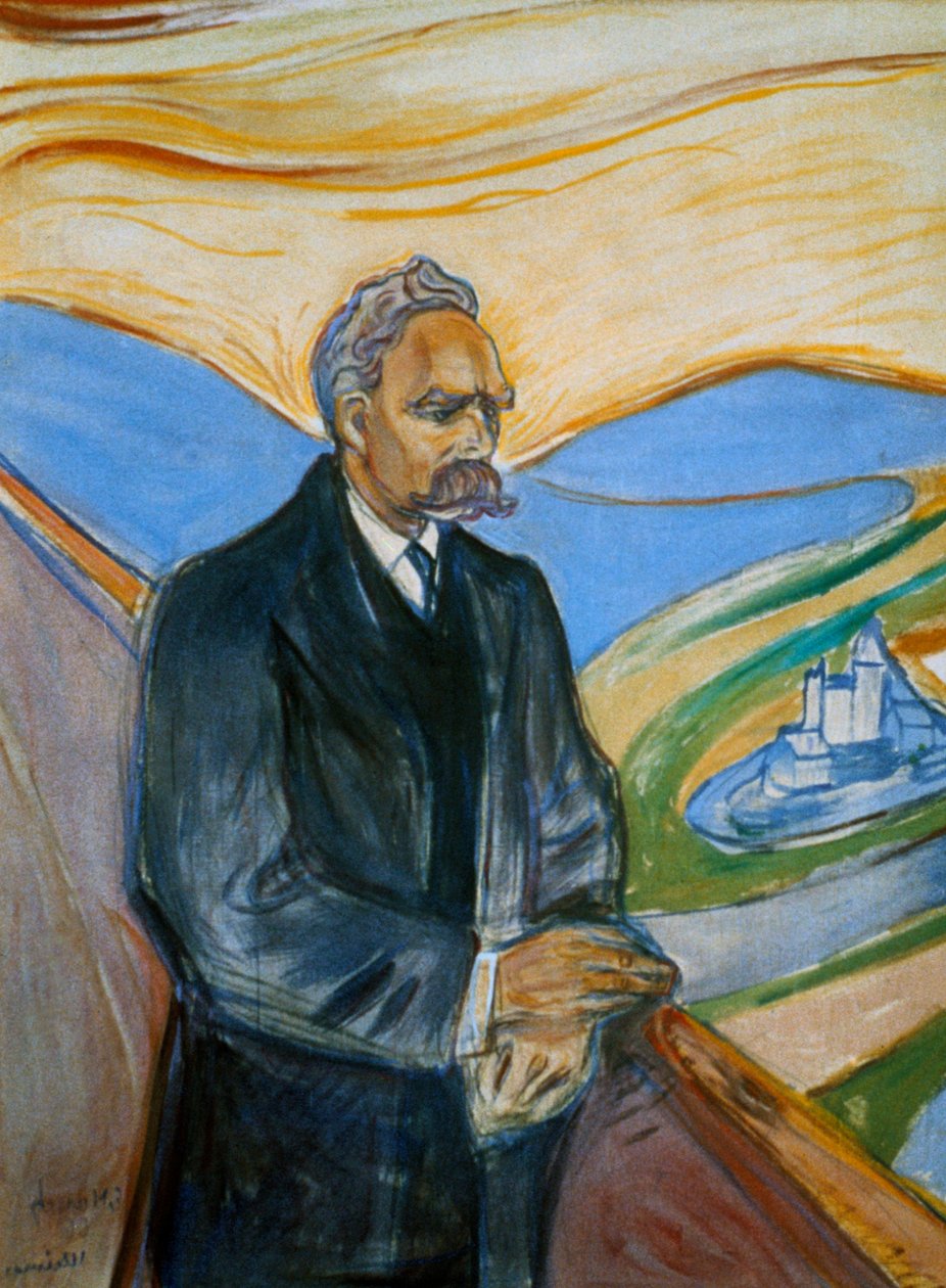 Friedrich Nietzsche, 1906 von Edvard Munch