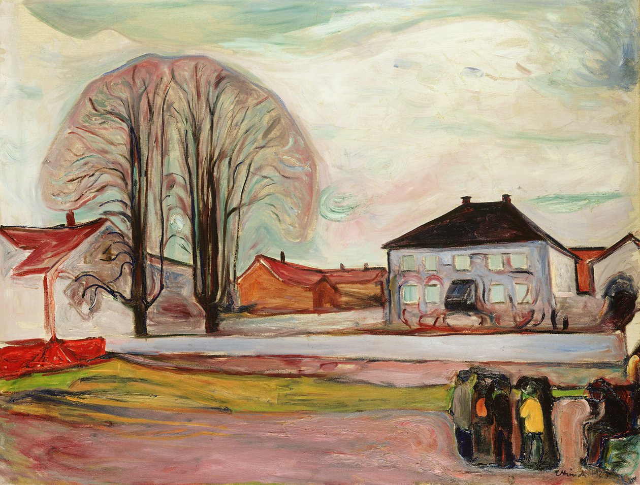 Haus in Aasgaardstrand von Edvard Munch