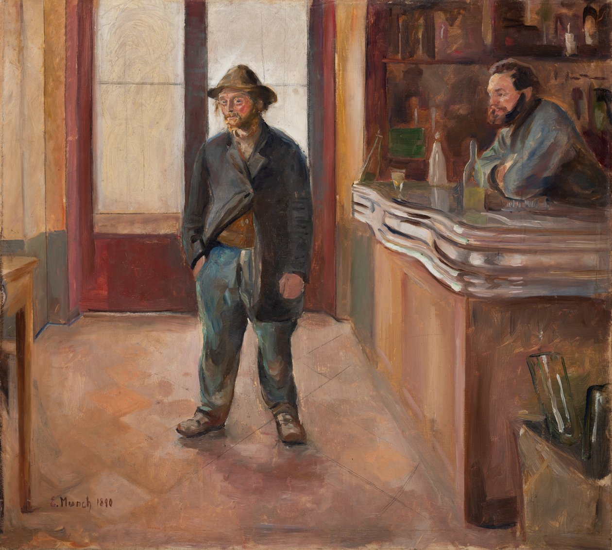 In der Taverne von Edvard Munch