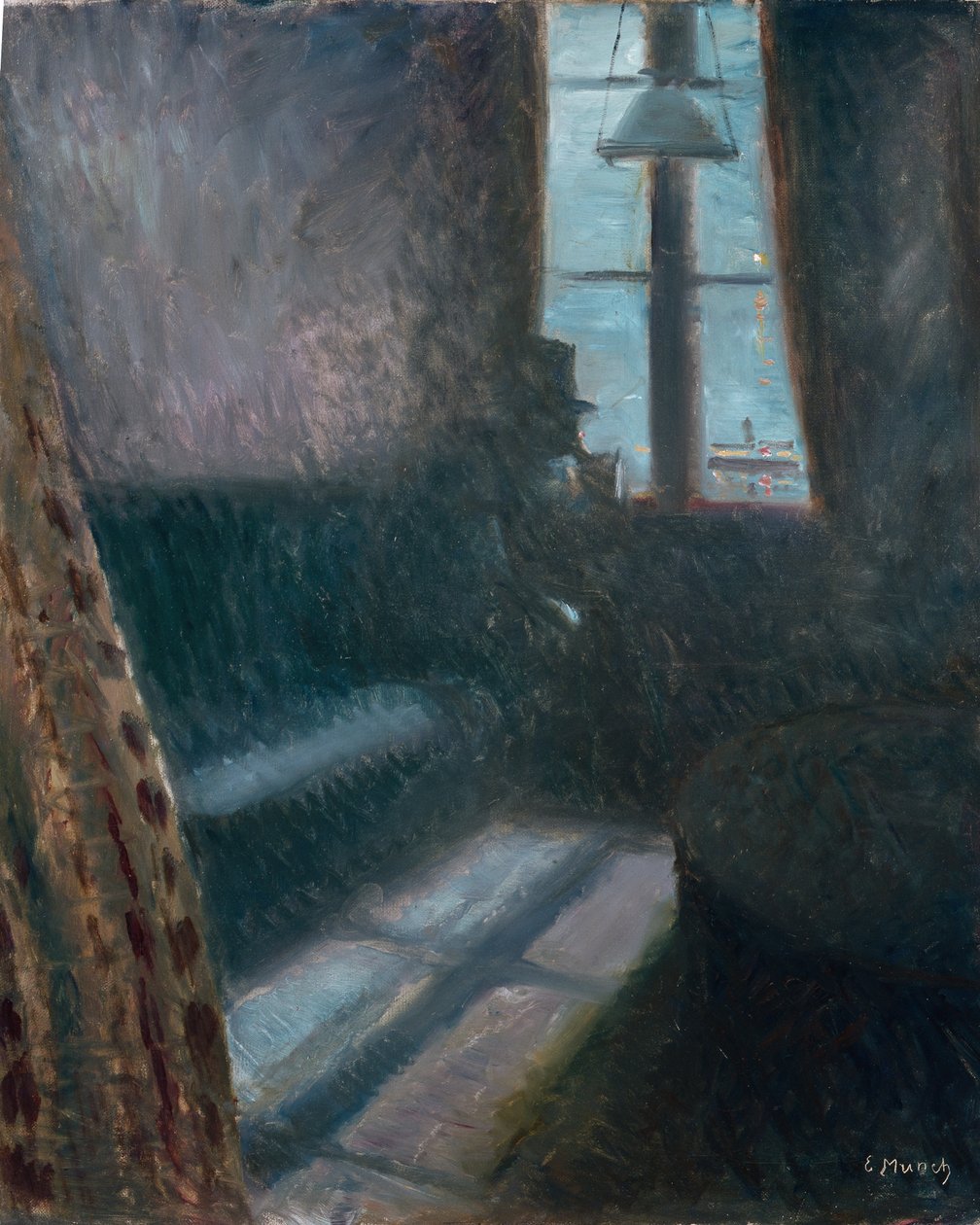 Nacht, Saint Cloud von Edvard Munch