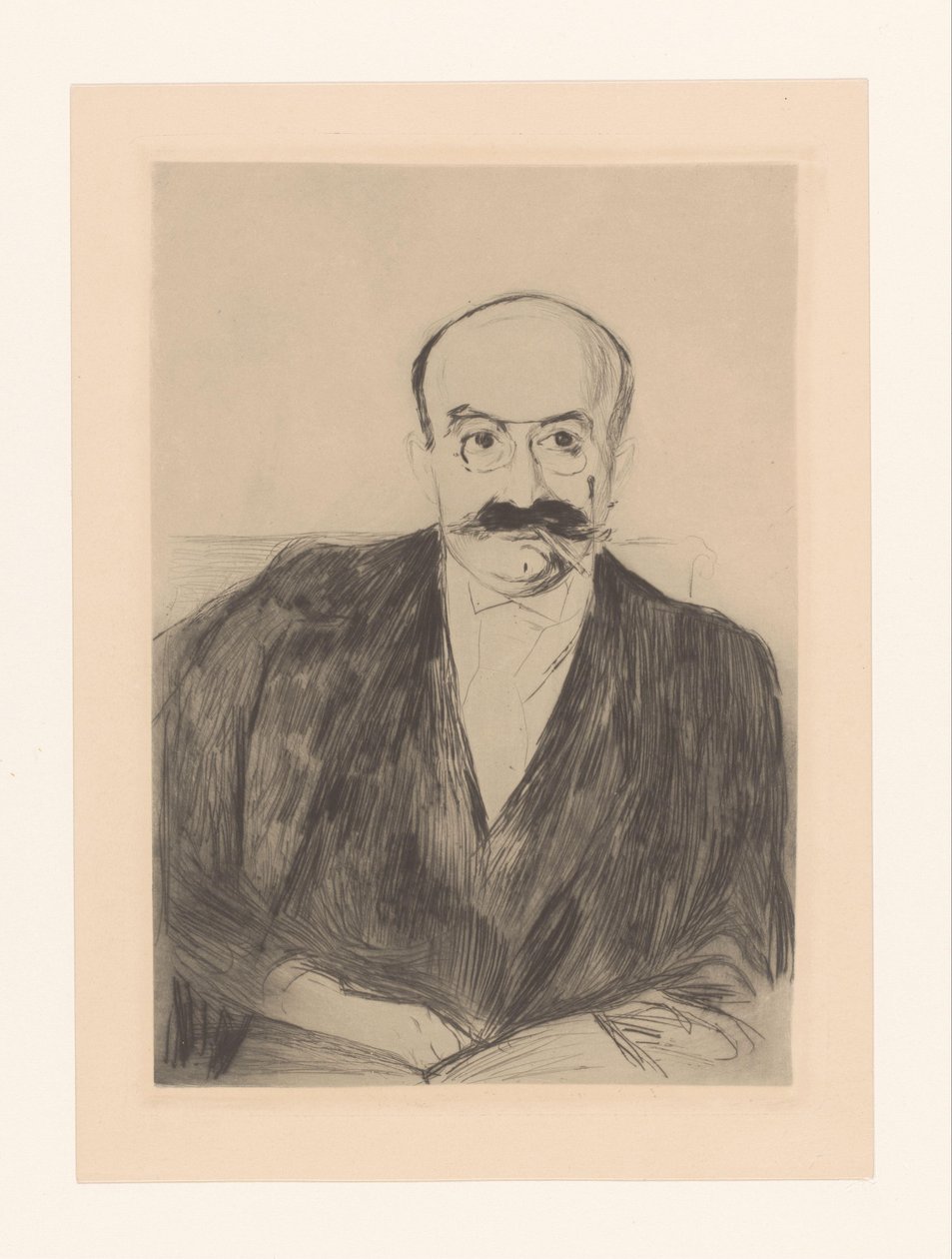 Porträt von Dr. Max Asch von Edvard Munch