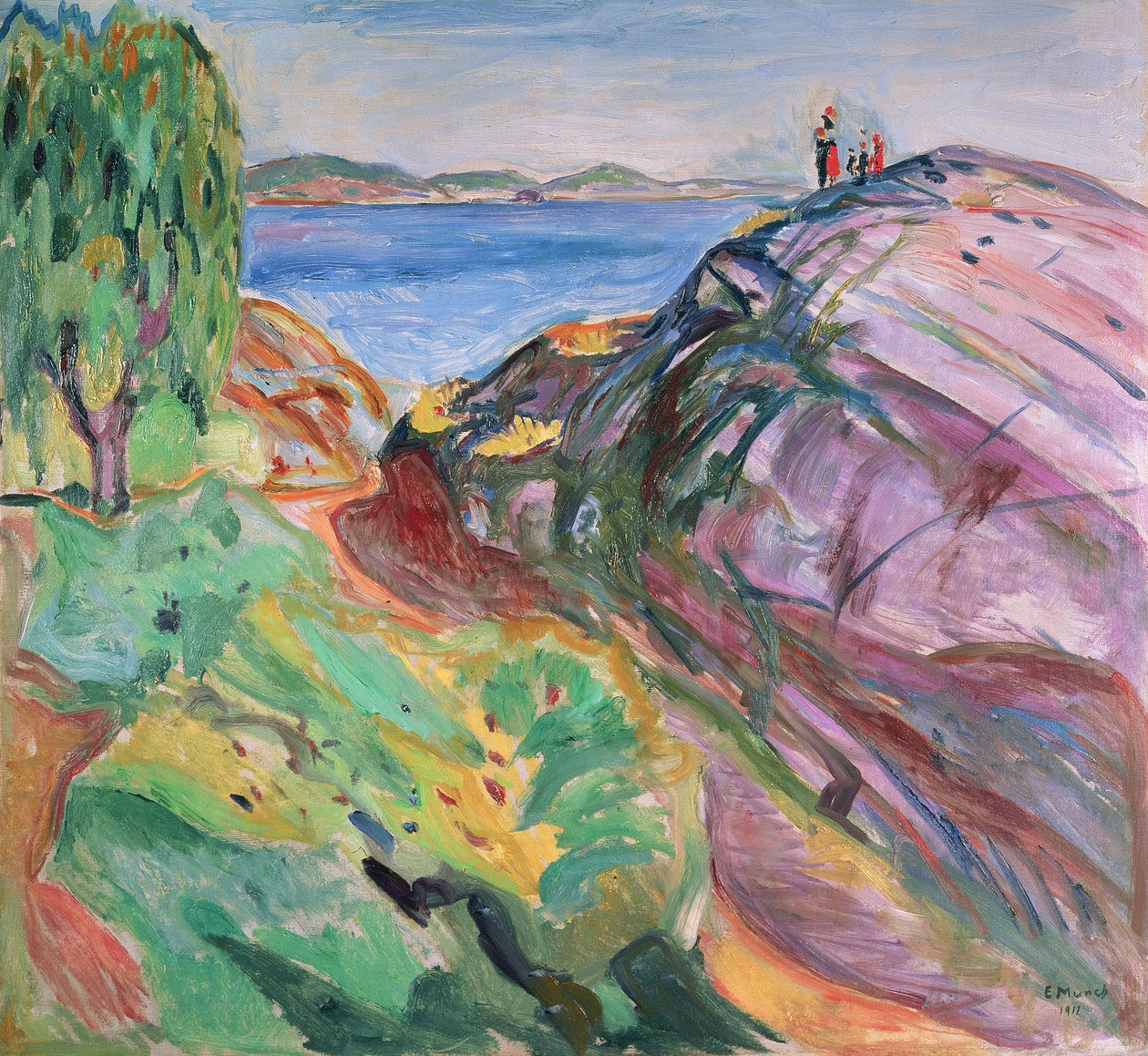 Sommer am Meer, Krager von Edvard Munch
