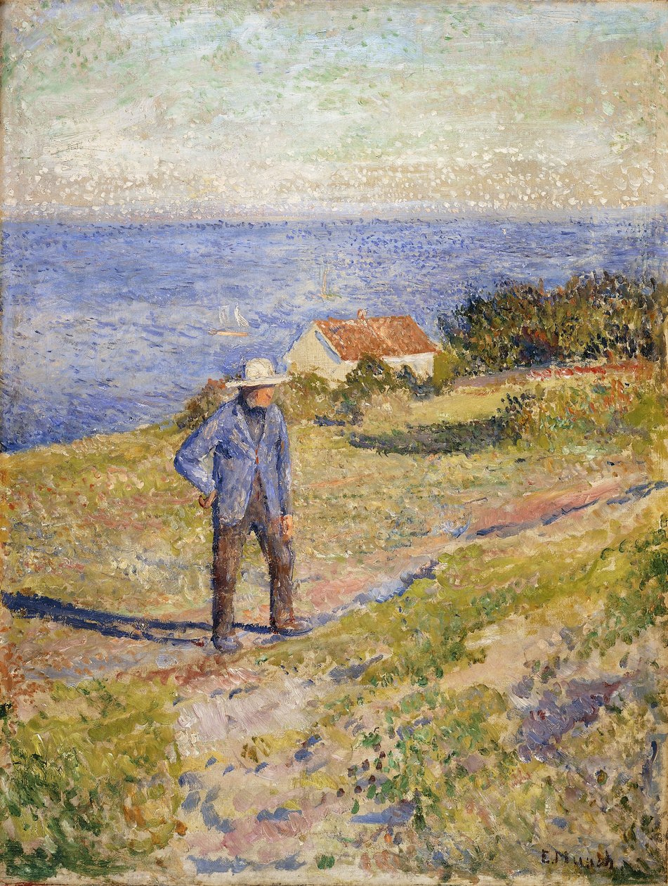 Sommer in Asgardstrand, um 1890-1892 von Edvard Munch