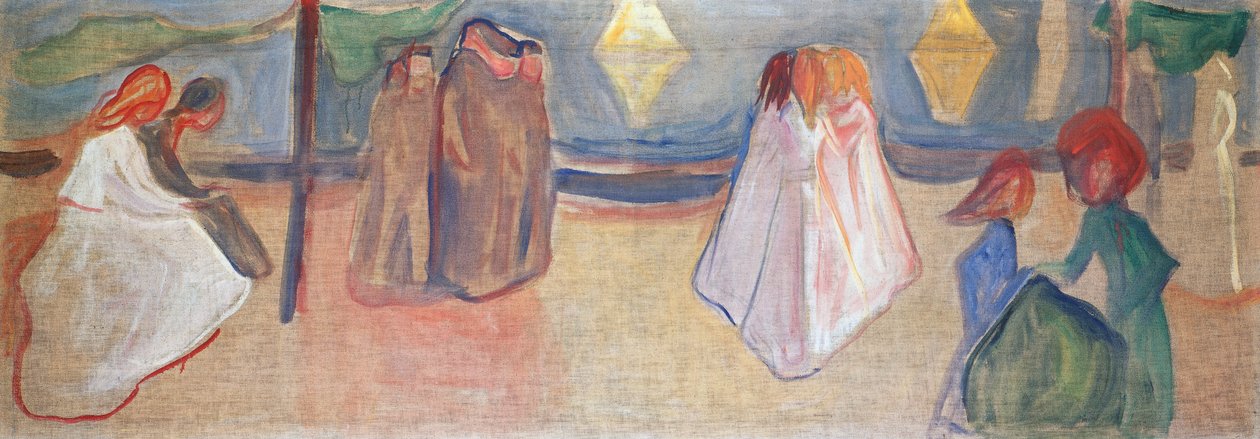 Sommernacht von Edvard Munch