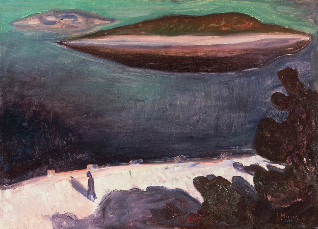 Sommernacht am Oslofjord von Edvard Munch