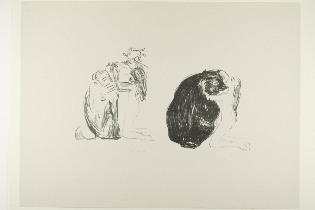Der Bär, aus Alpha und Omega von Edvard Munch