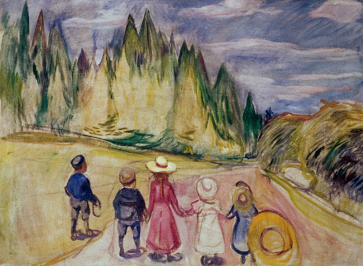 Der Märchenwald von Edvard Munch