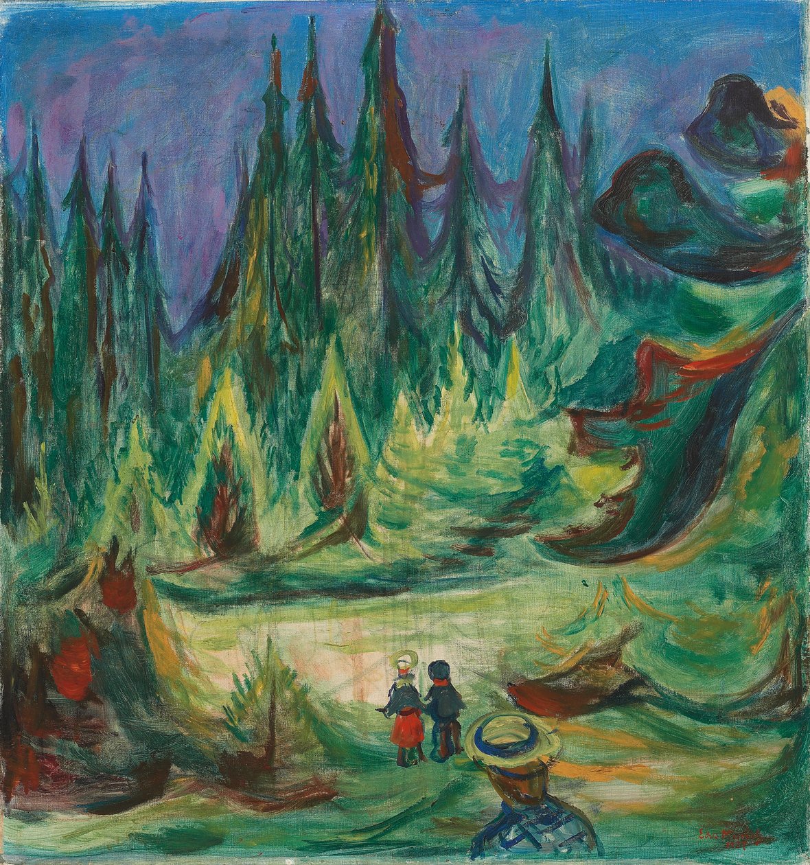 Der Märchenwald von Edvard Munch