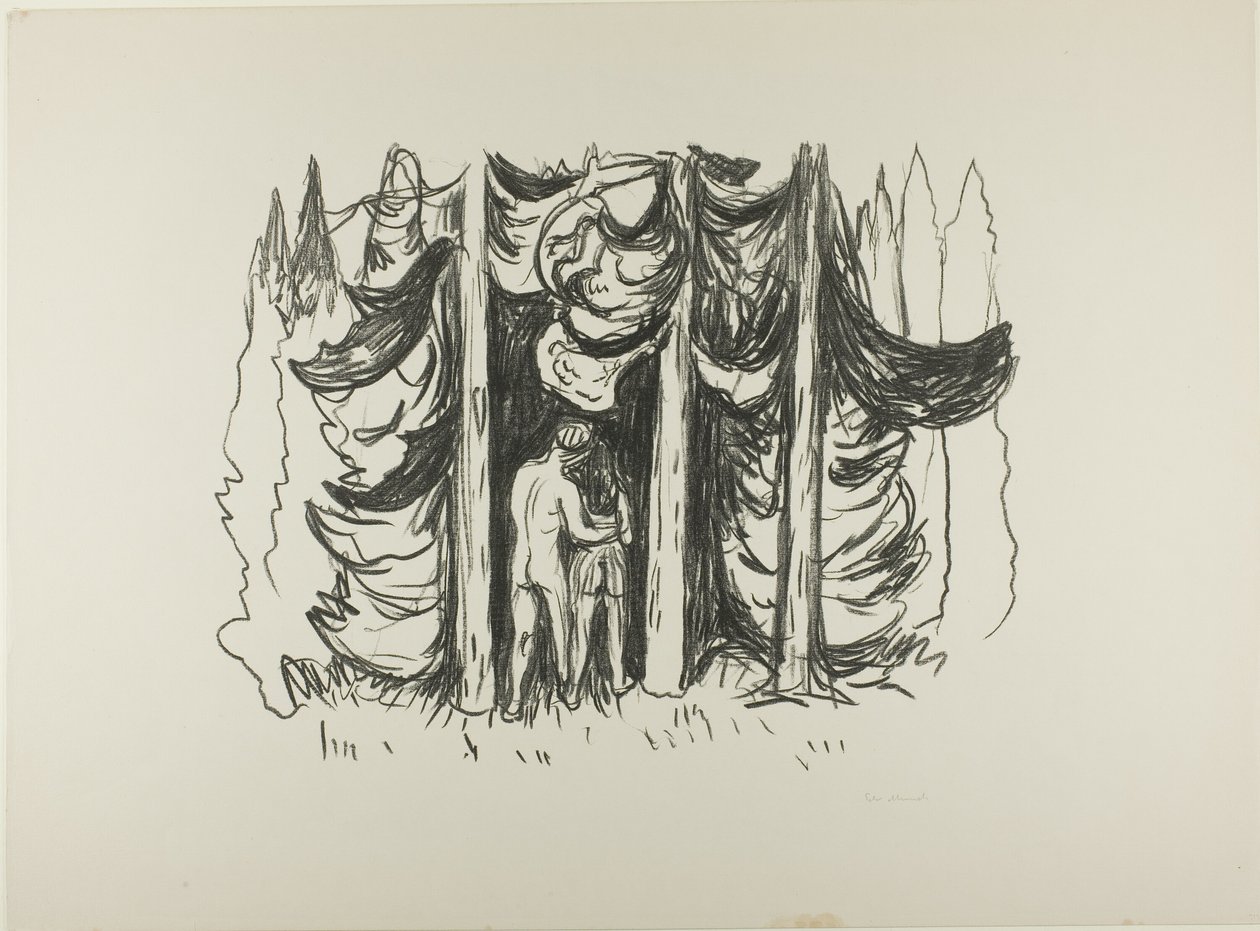Der Wald von Edvard Munch