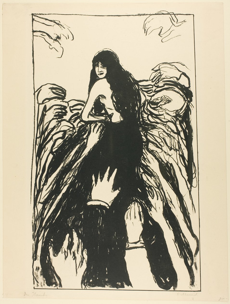 Die Hände von Edvard Munch