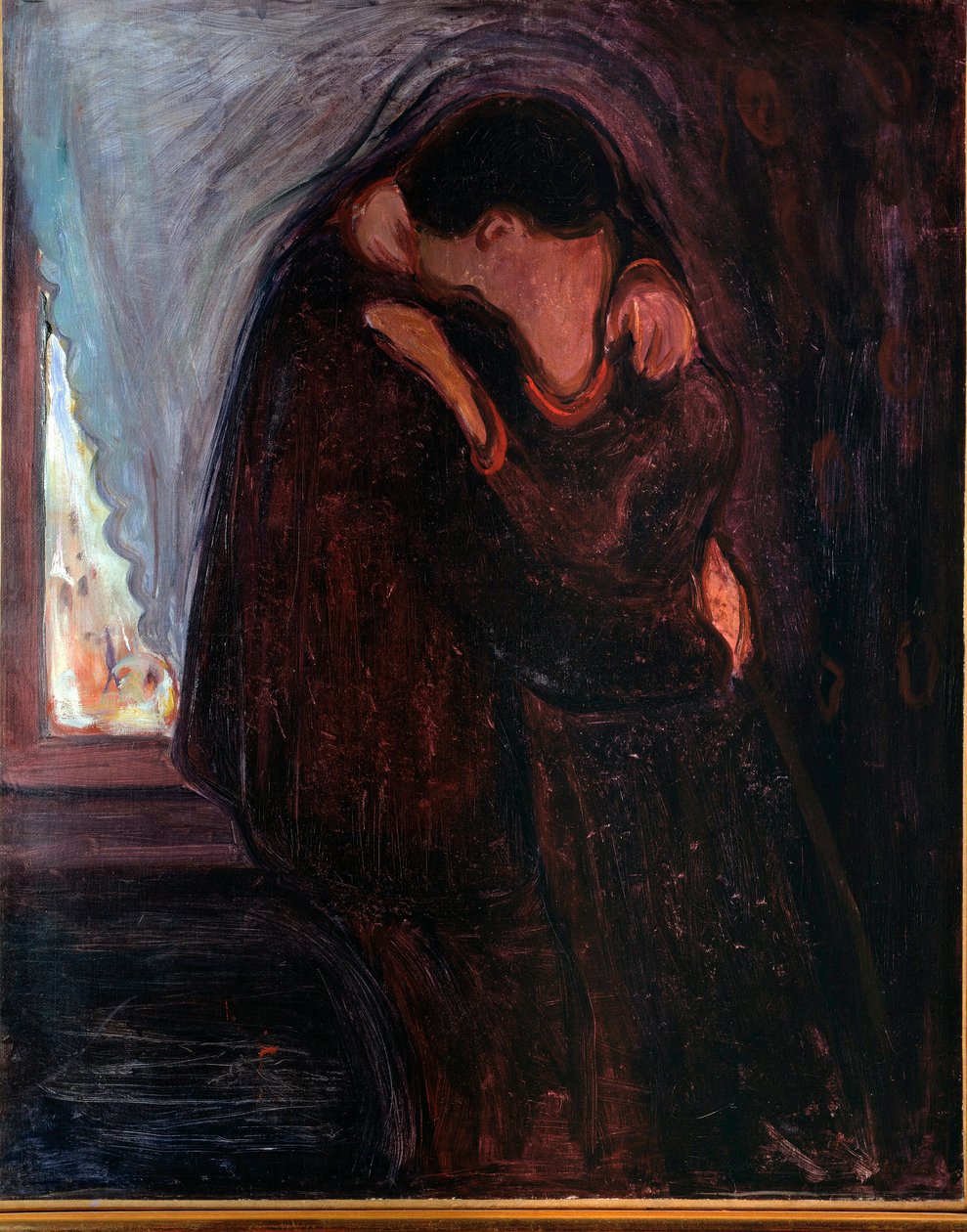 Der Kuss von Edvard Munch