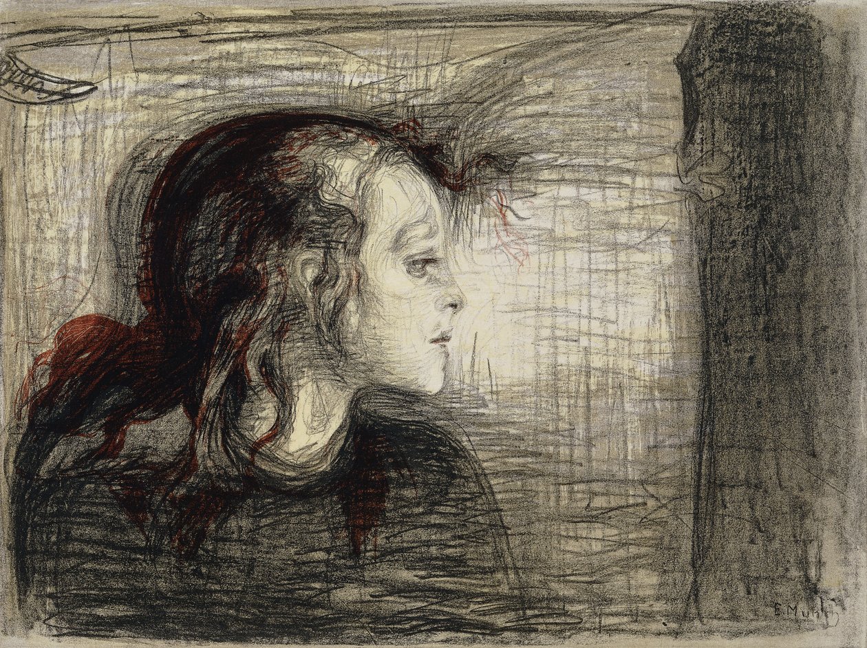 Das kranke Mädchen von Edvard Munch