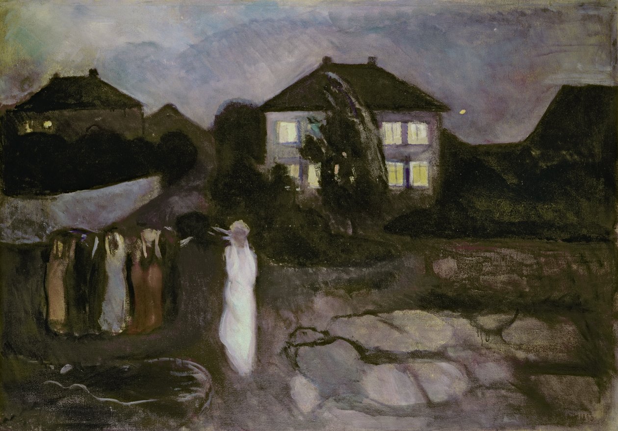 Der Sturm, 1893 von Edvard Munch