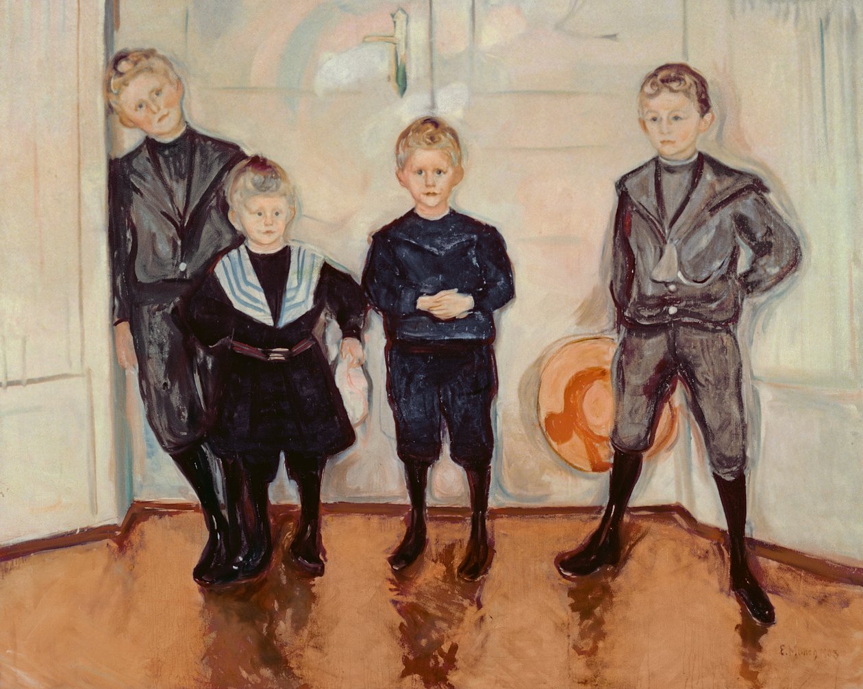 Die vier Söhne von Dr. Max Linde von Edvard Munch