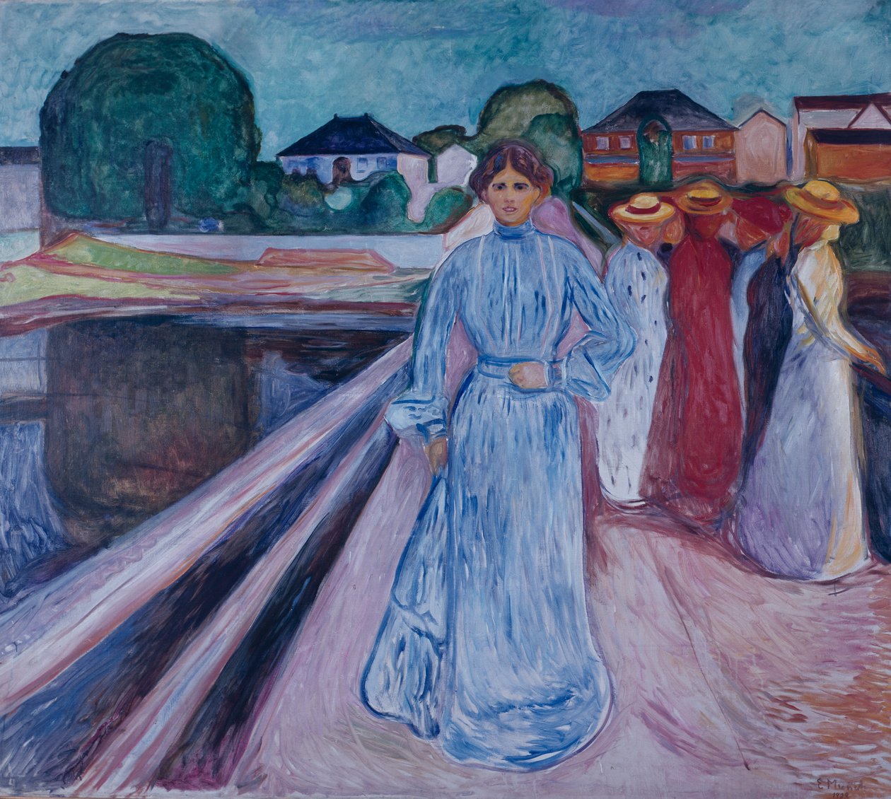 Die Gangway von Edvard Munch