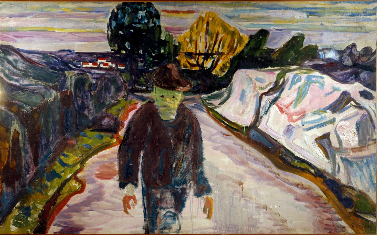 Der Mörder von Edvard Munch