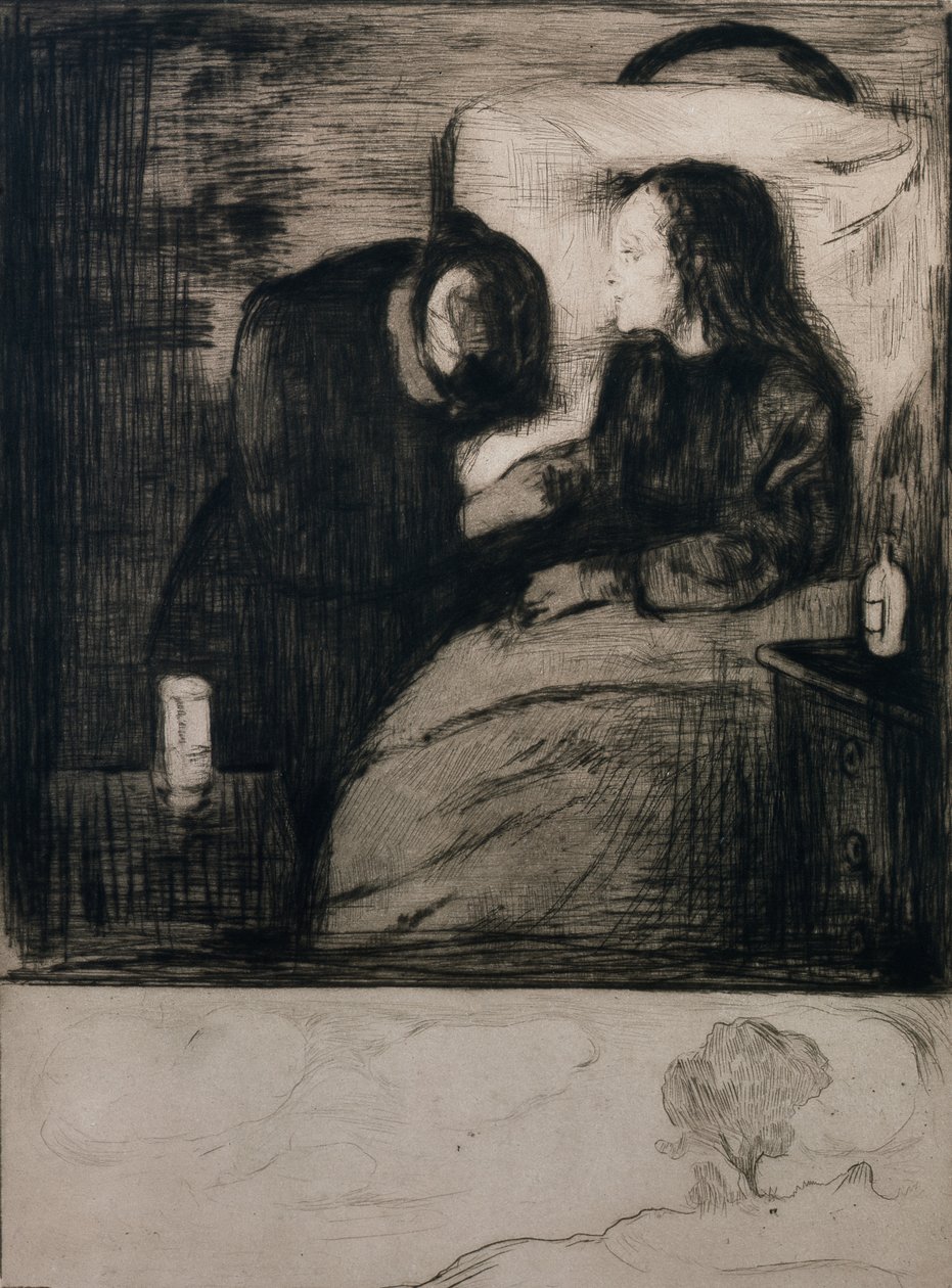 Das kranke Kind von Edvard Munch