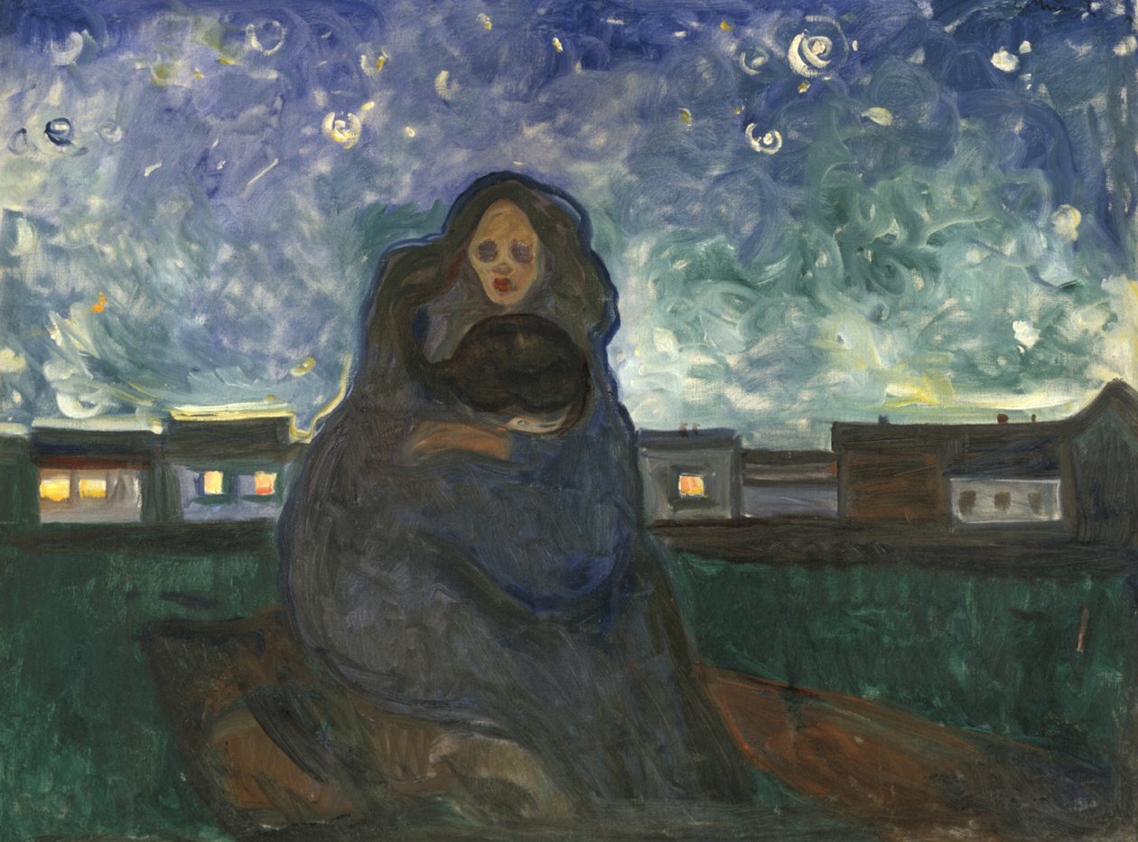 Unter den Sternen, 1900-05 von Edvard Munch