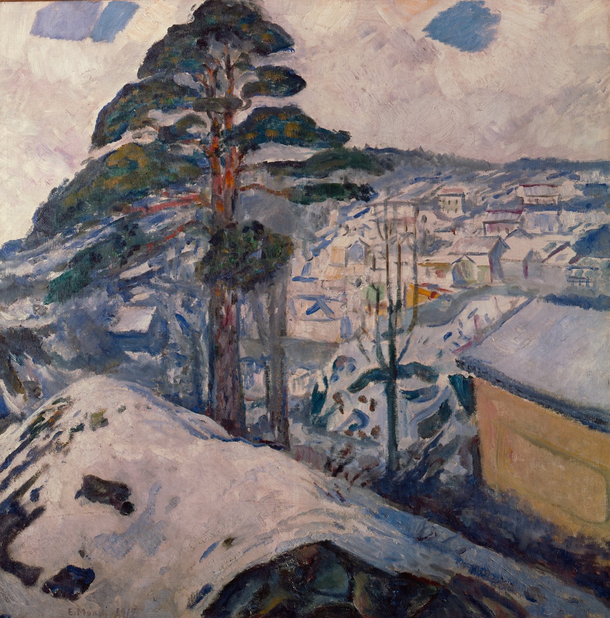 Winter in Kragerø von Edvard Munch