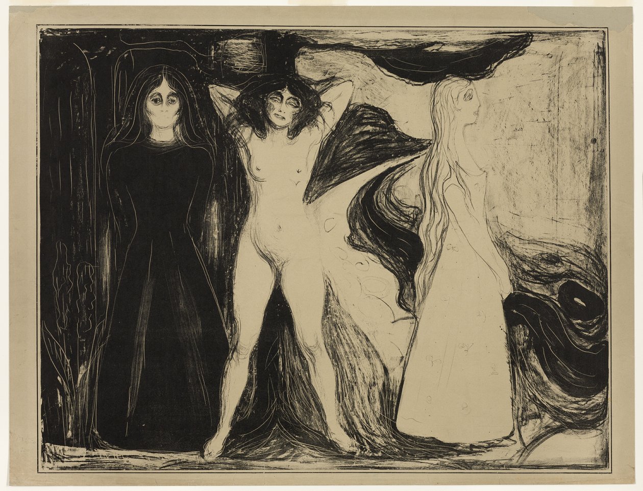 Frau (Die Sphinx) von Edvard Munch