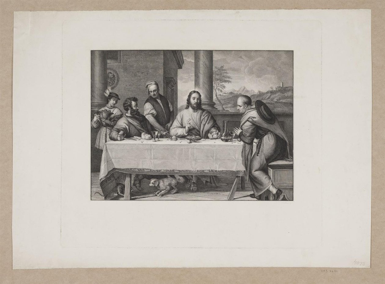 Christus in Emmaus von Edvard Sonne