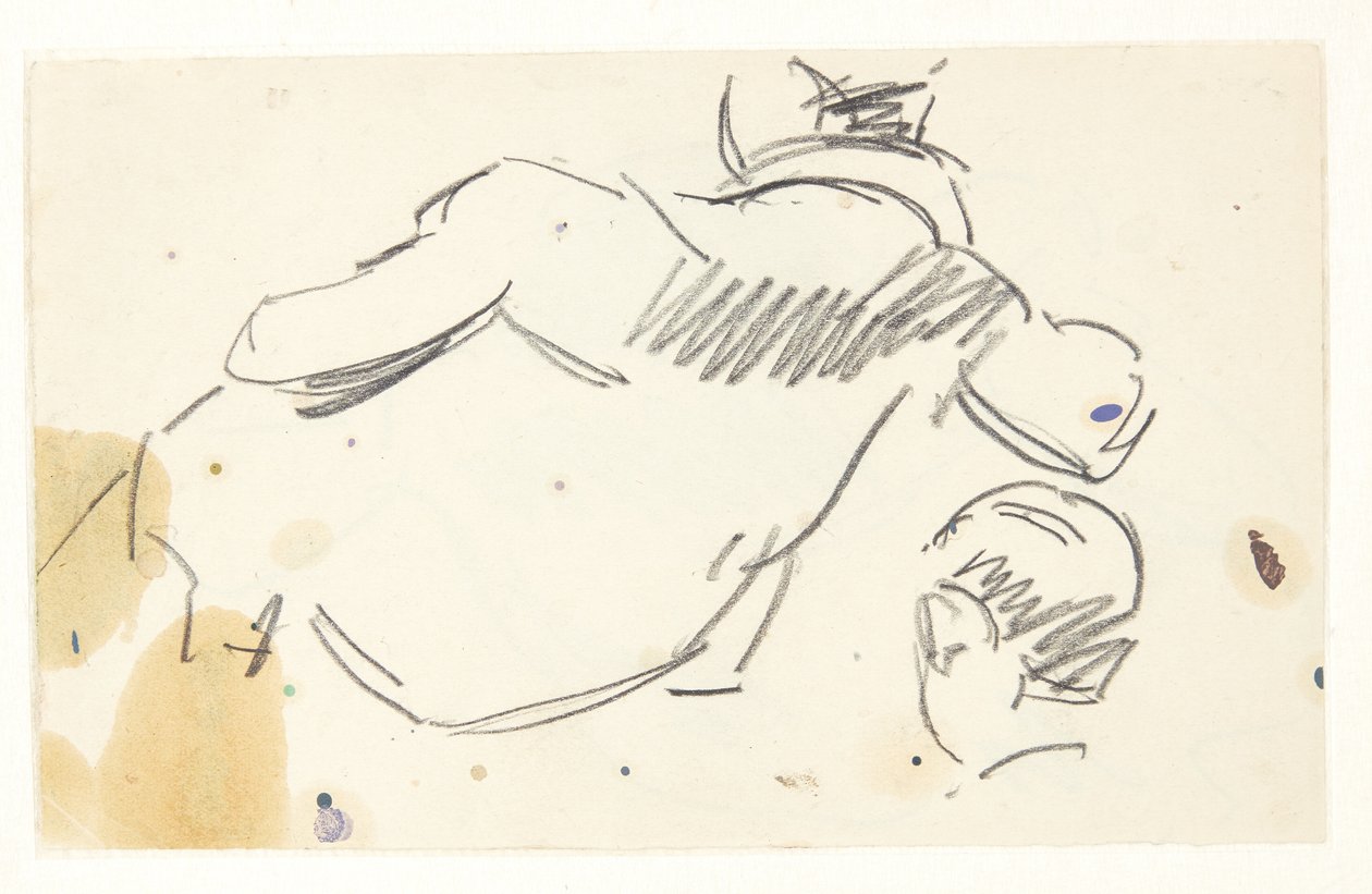 Figurenstudie für das Langelinie-Bild von Edvard Weie