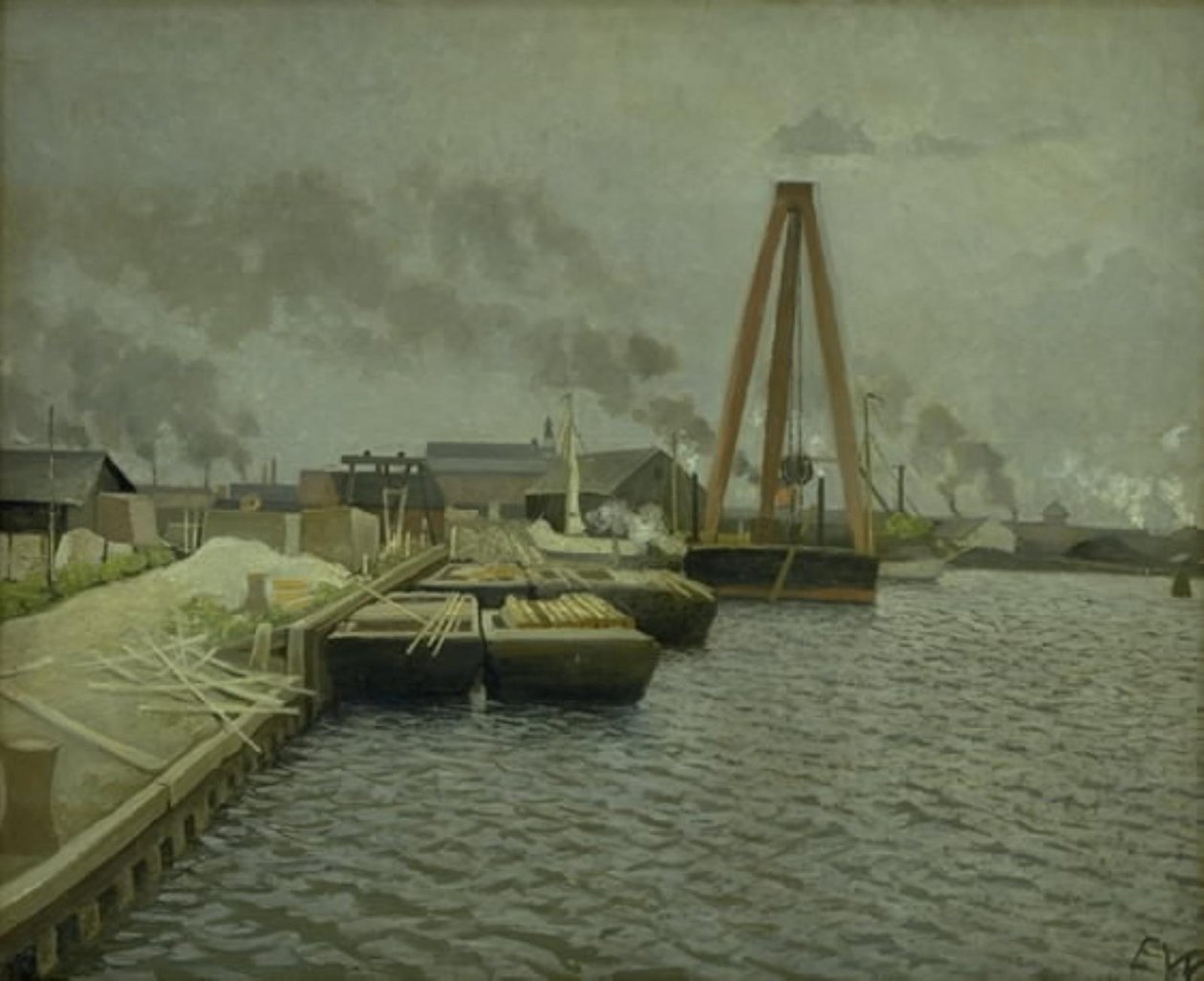 Refshaleøen. Der Hafen von Kopenhagen von Edvard Weie