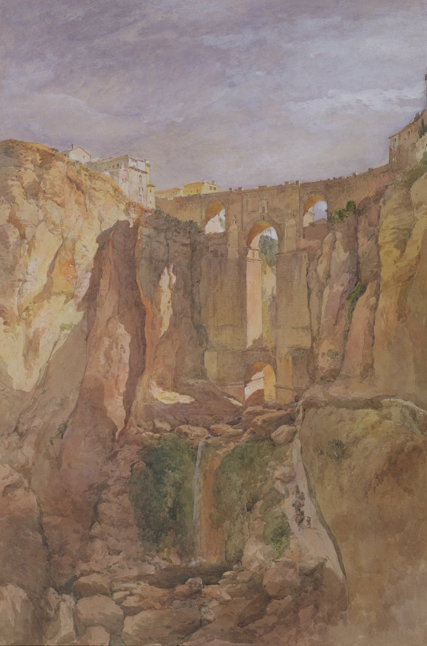 Die Schlucht, Ronda, Spanien von Edward Angelo Goodall