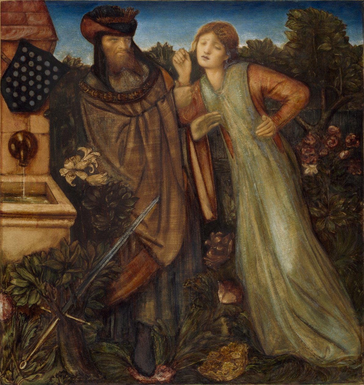 König Mark und La Belle Iseult von Edward Burne Jones