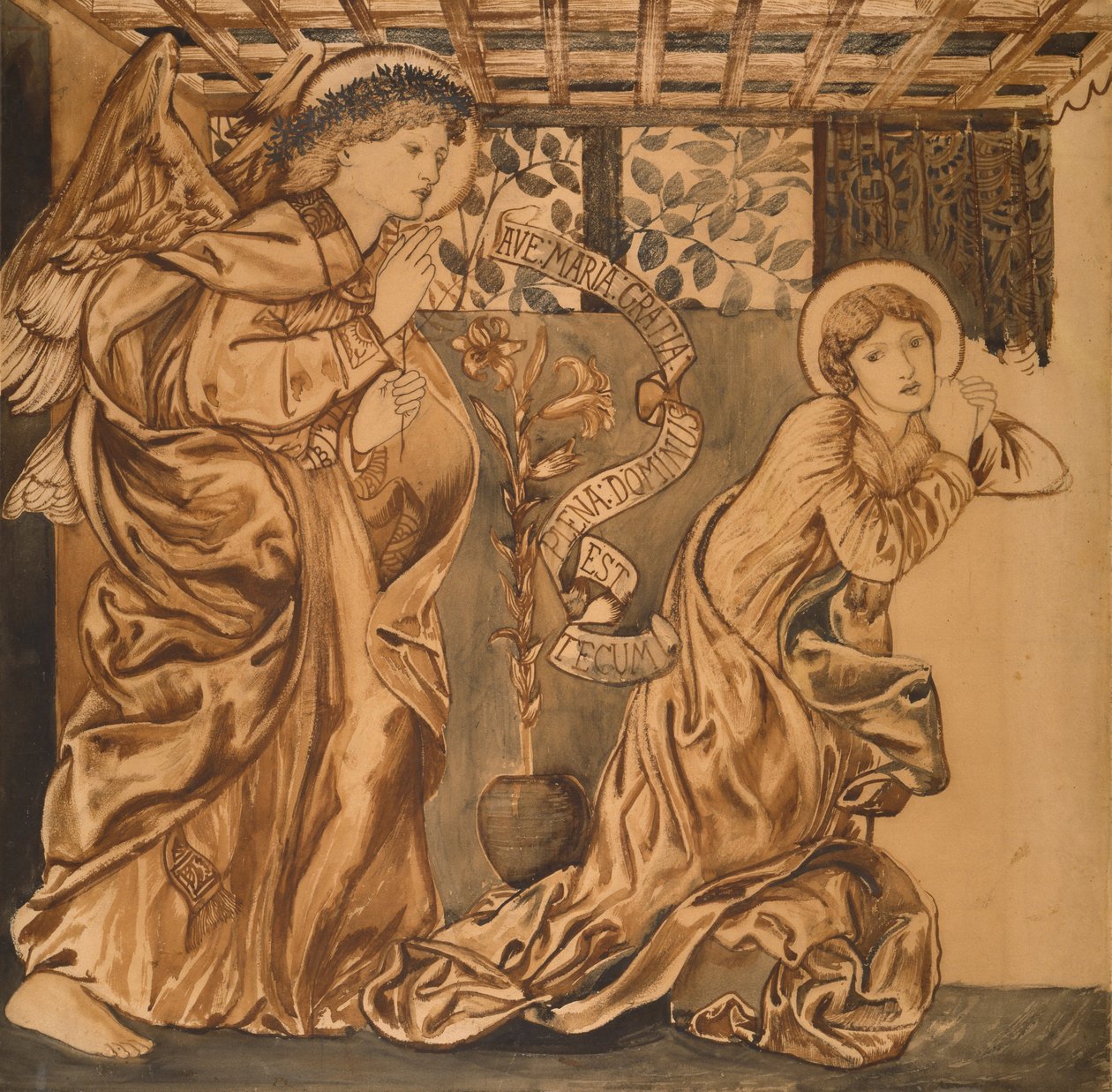 Die Verkündigung von Edward Burne Jones