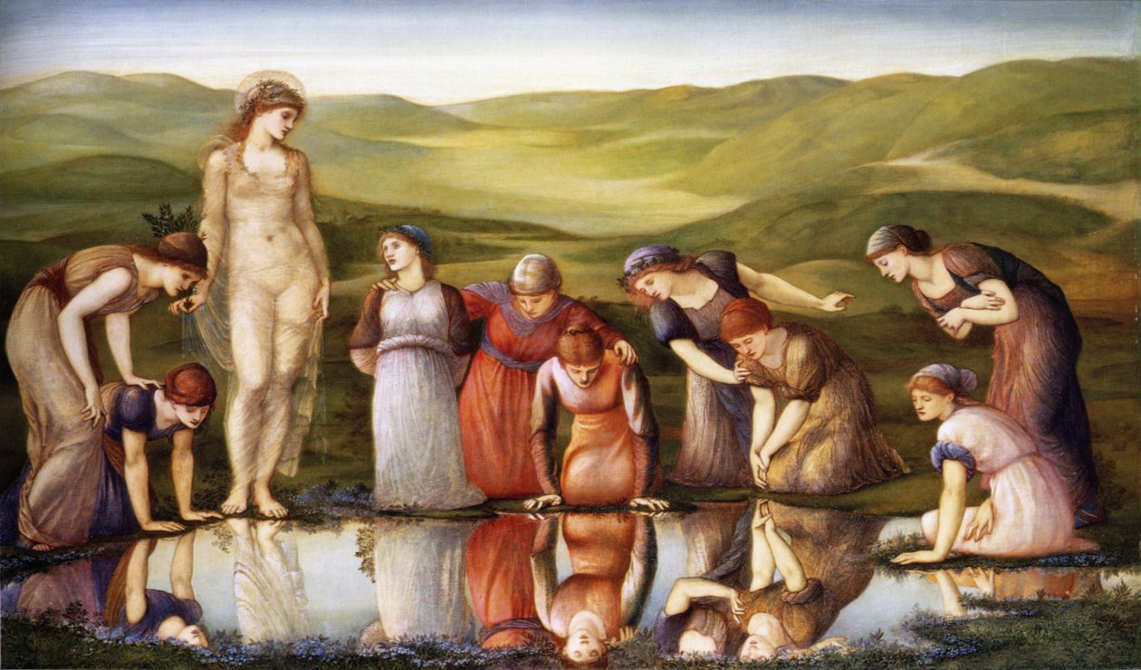 Der Spiegel der Venus von Edward Burne Jones