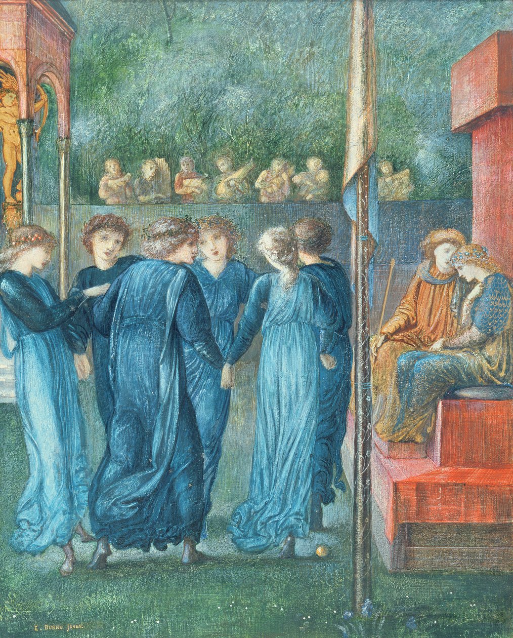 König Renés Hochzeit, 1870 von Edward Burne Jones