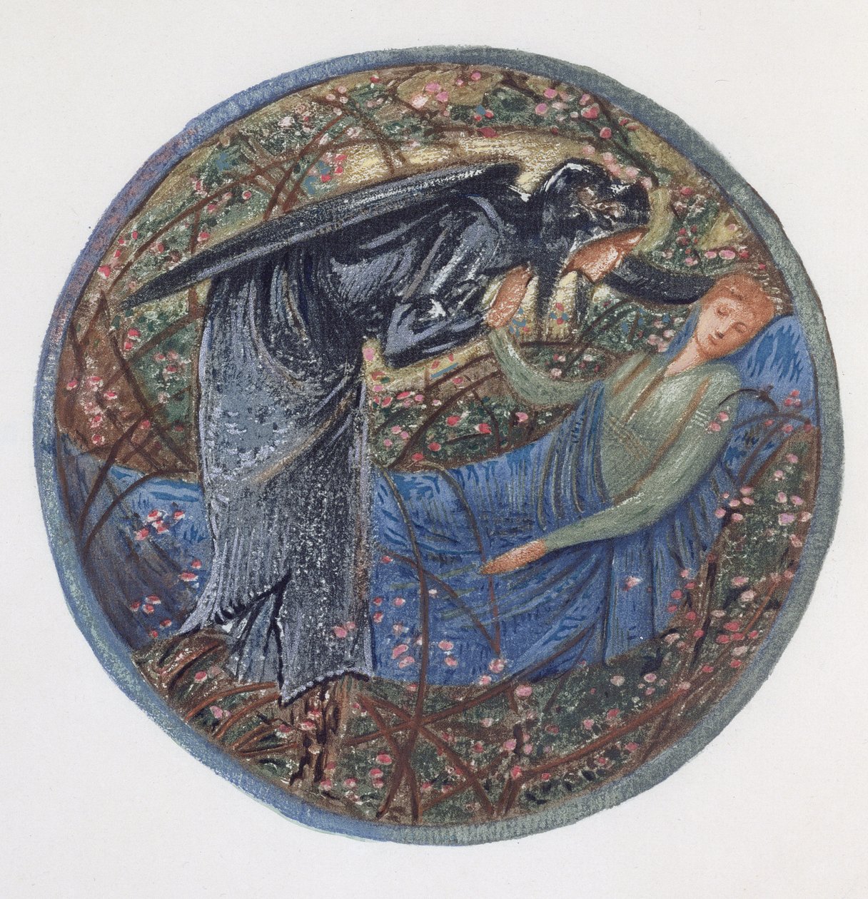 Das Blumenbuch: XXIII. Erwache, Liebste! von Edward Burne Jones