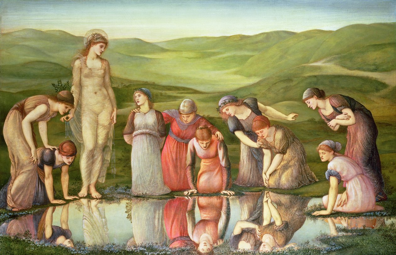 Der Spiegel der Venus von Edward Burne Jones