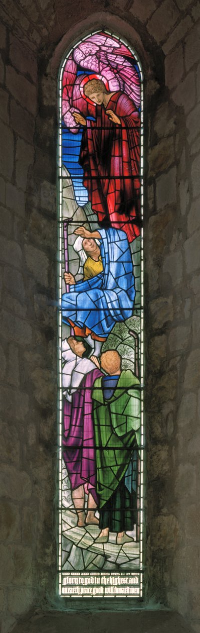 Verkündigung an die Hirten von Edward Burne Jones