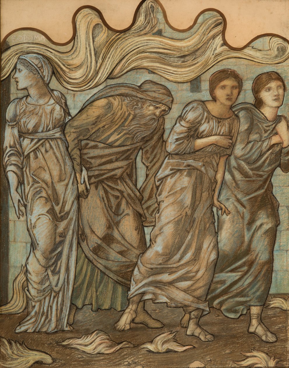 Lot und seine Töchter, 1874 von Edward Burne Jones