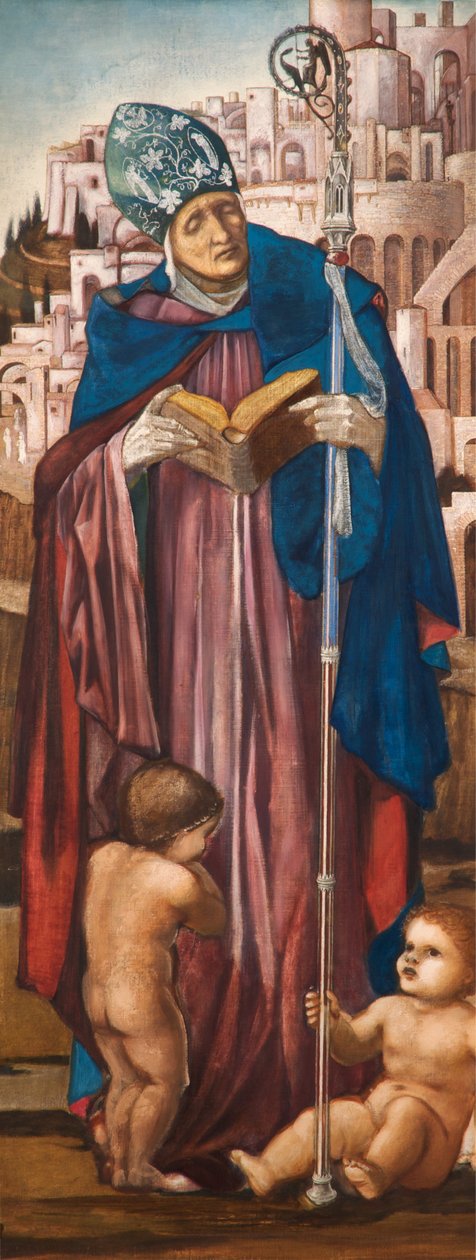 Sankt Nikolaus, ca. 1870-98 von Edward Burne Jones
