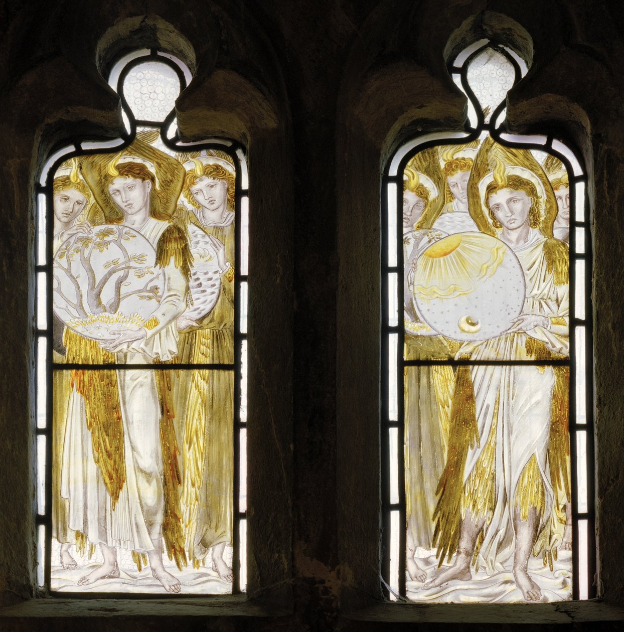 Die Tage der Schöpfung (Detail) von Edward Burne Jones