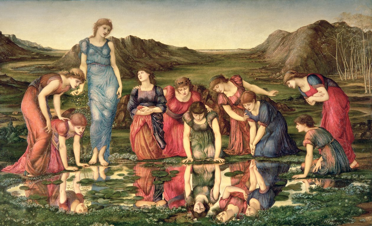 Der Spiegel der Venus, 1870-76 von Edward Burne Jones