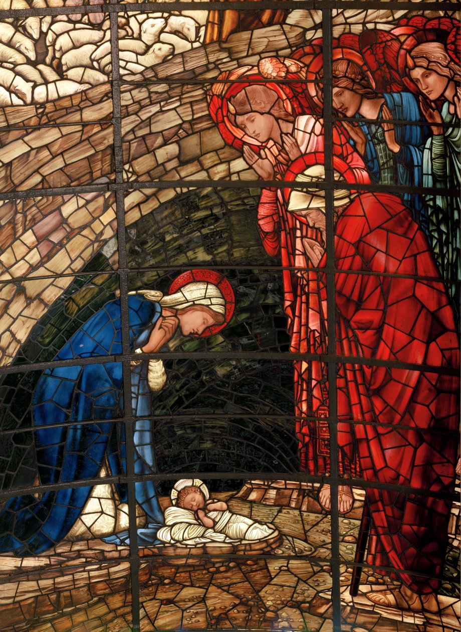 Das Geburtsfenster (Detail) von Edward Burne Jones